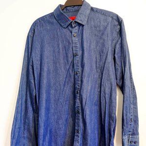 HUGO BOSS: DARK BLUE SOFT DENIM - SLIM FIT